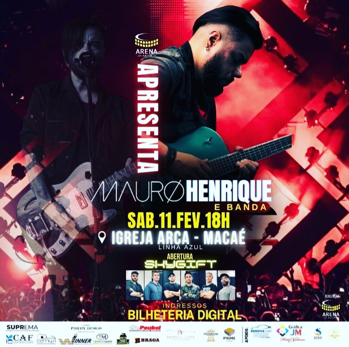 Arena da musica Apresenta Mauro Henrique e Banda em Macae